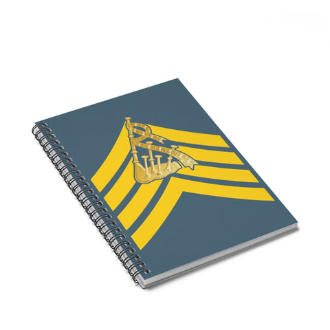 Pipe Major's Spiral Notebook - Ruled Line