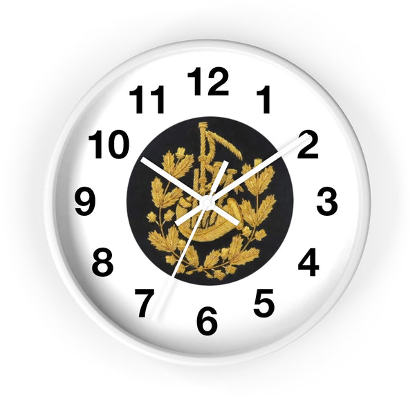 Pipe Major Wall Clock - Deluxe